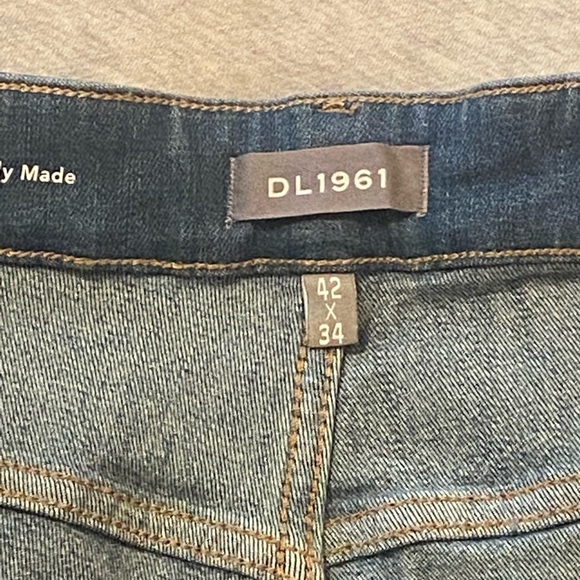 42x34 -DL1961  Jeans -Russell Slim Straight -Blue -Stretch -New w/o Tags - Picture 2 of 12